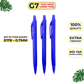 Bút bi Eras E178, bút bi ngòi trơn nét 0.5mm, bút bi thân nhung chất lượng cao