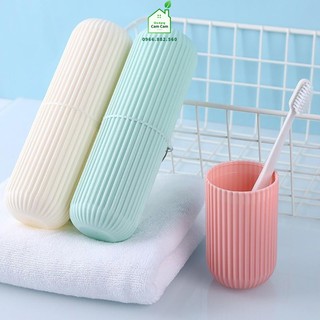 CCL033 - Hộp đựng bàn chải kem đánh răng du lịch ống đựng đồ đa chức năng tiện dụng - Giadungcamcam