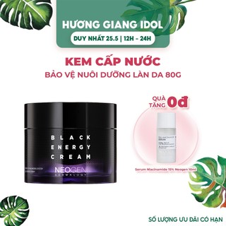 Kem Cấp Nước Nuôi Dưỡng Làn Da Dành Cho Da Dầu Và Da Nhạy Cảm Neogen Dermalogy Black Energy Cream 80ml