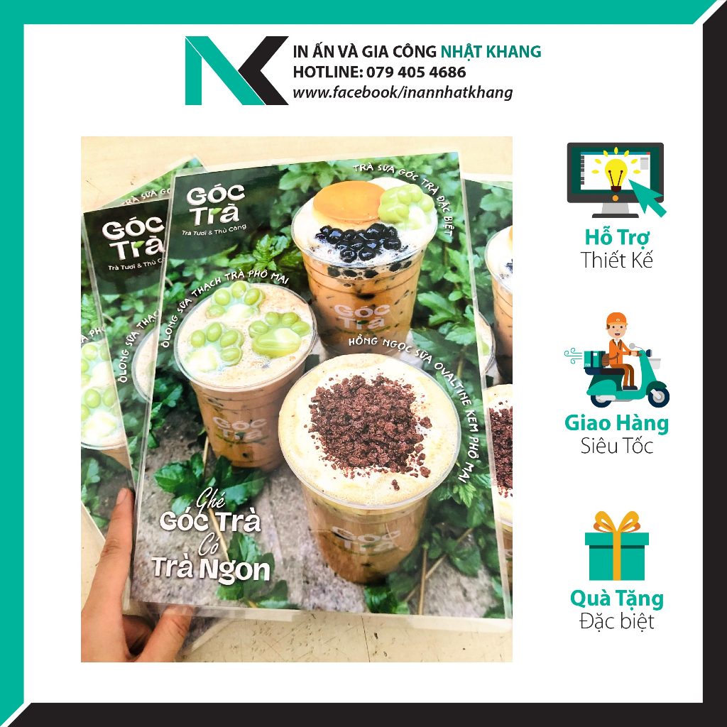 In Menu Ép Plastic Giá Tại Xưởng