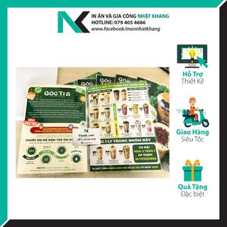 In Menu Ép Plastic Giá Tại Xưởng
