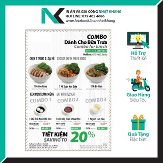In Menu Ép Plastic Giá Tại Xưởng