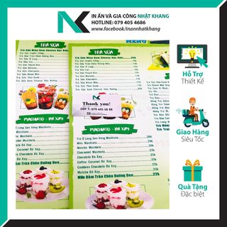 In Menu Formex Giá Rẻ Tại Xưởng