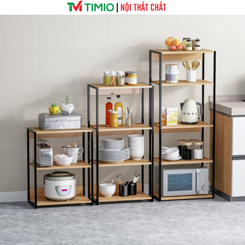 Kệ nhà bếp đa năng khung sắt sơn tĩnh điện thương hiệu TIMIO - GM05