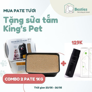 [QUẬN 11- MÃ GIẢM 20K ] Pate tươi cho chó mèo The Pet nhiều vị thức ăn tươi cho thú cưng | 1kg