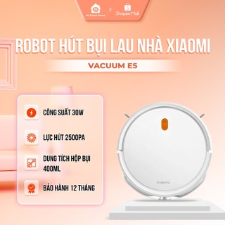 Robot hút bụi lau nhà Xiaomi Vacuum E5 White (BHR7969EU) - Chính hãng bảo hành 12 tháng
