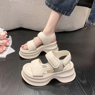 (FULLBOX-QC) Sandal nữ quai da mềm đế cao 6cm êm ái ANNA chất xịn xò