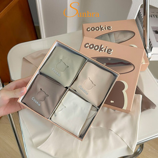 Set 4 Quần Lót Nữ Đúc Su Thun Lạnh, Quần Lót Nữ Không Đường May Thoáng Mát SUNBRA 9221