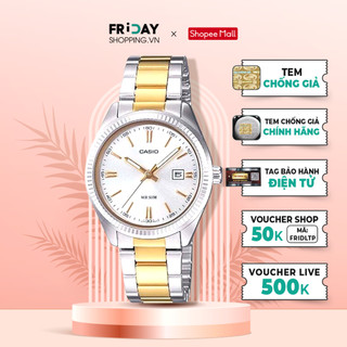 Đồng hồ casio nữ ltp-1302sg-7avdf dây kim loại chính hãng