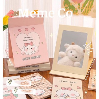 Gương giấy để bàn , trang điểm gấp gọn Lovely Bear