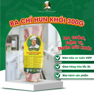 Ba chỉ hun khói Ông già IKA 300g