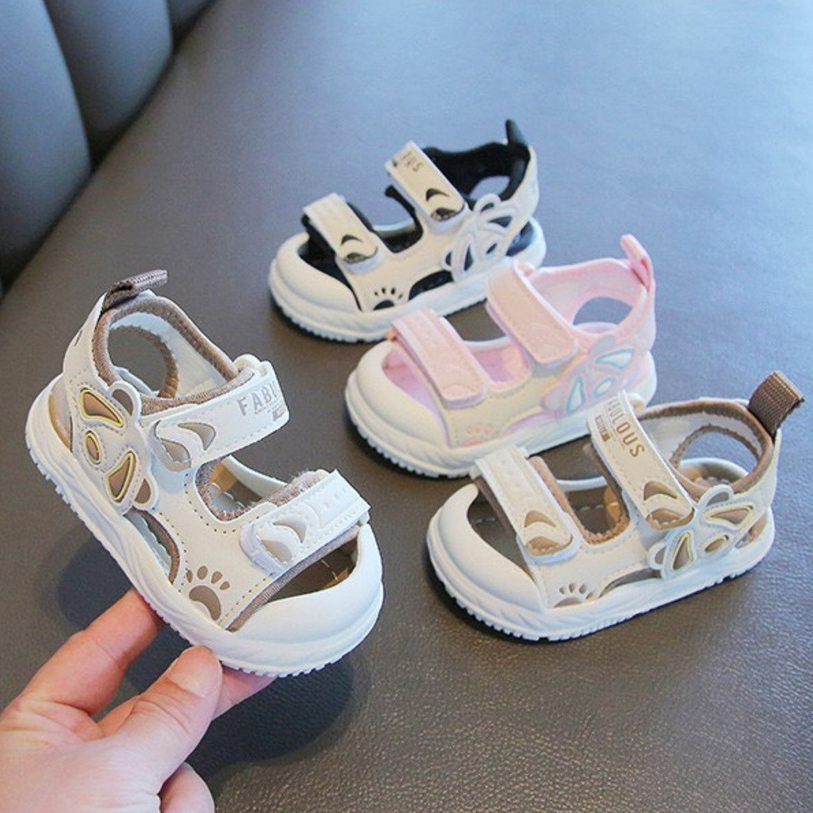 Sandal Thể Thao Phong Cách Thời Trang Đế Mềm Êm Chân Họa Tiết Dễ Thương Cho Bé (6789)