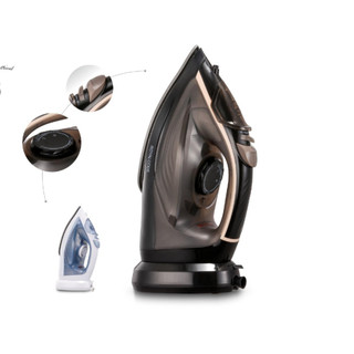 Bàn ủi hơi nước không dây BIGGER mặt đế bằng gốm chống dính công suất 2400w bảo hành 12 tháng