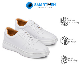 Giày thể thao SMARTMEN tăng chiều cao SMART-05 Trắng