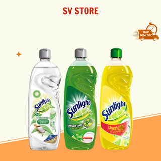  Nước rửa chén bát Sunlight 800ml sạch nhanh xả bọt nhanh rửa sạch dầu mỡ 
