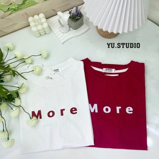 áo thun YUSTUDIO form vừa chất thun lạnh mẫu More