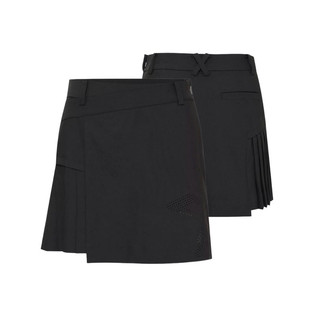 Chân váy golf Culottes xếp ly một phần màu đen size 70