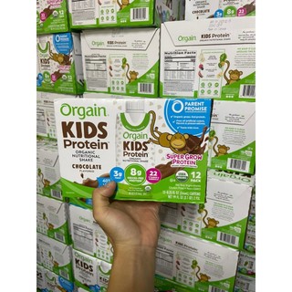 Sữa khỉ orgain kids protein organic milk 244ml mỹ - vị socola