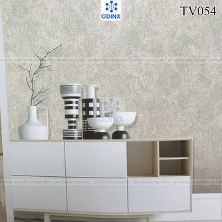 Giấy Dán Tường Hàn Quốc Vân Vải Kim Tuyến Cao Cấp Cho Phòng Ngủ Lụa Không Keo Khổ 1.06m ODINX