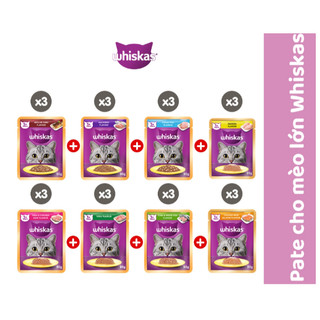 Thùng Pate Whiskas 80g (28 gói)