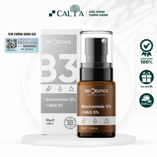 Tinh chất serum drceutics b3 niacinamide 12% + nag 5% mờ thâm, sáng da, kiềm dầu 30g