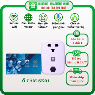 Ổ cắm thông minh Hunonic SK01│Điều khiển từ xa qua điện thoại