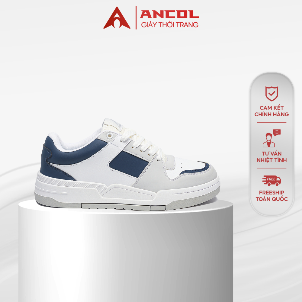 Giày Sneaker thể thao, giày thể thao nam nữ Ancol Xtreme Luna chất liệu DA BÒ vs Ultra M siêu thoáng khí
