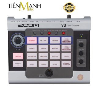 Zoom V3 Vocal Processor - Tạo Hiệu Ứng Diễn Live, Autotune Hát Karaoke, Podcast