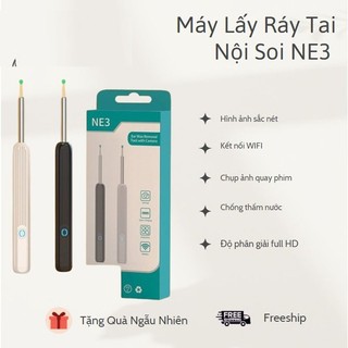 Dụng cụ lấy ráy tai NE3 Pro có gắn camera nội soi đa năng hình ảnh sắc nét bảo hành 12 tháng