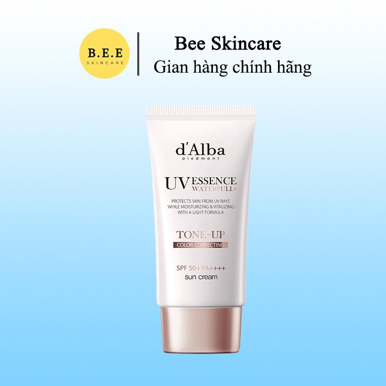 Kem Chống Nắng D'Alba Waterfull Tone-up Sun Cream SPF 50+ Nâng Tone Bee Skincare