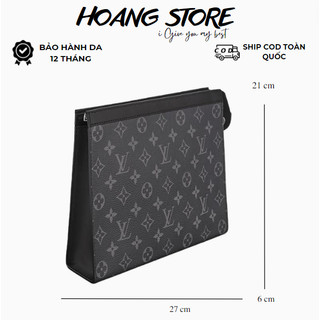 Túi, ví cầm tay, kẹp nách nam, clutch nam Lờ Vê Voyage Monogram dày dặn sang chảnh, cao cấp hot fullbox sẵn hàng hỏa tốc