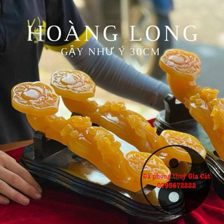 Gậy như ý hoàng long 30cm hàng đẹp kiểm định