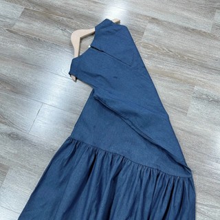 Đầm jean giấy mềm Only
