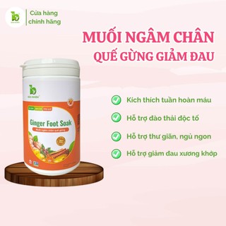 Muối ngâm chân thảo dược quế gừng Bảo Nhiên _ Klt: 500gr