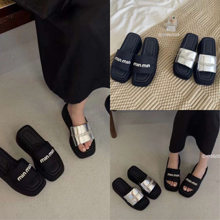 Dép miu bánh mì nâng đế 10cm mẫu mới