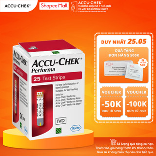 Hộp 25 Que Thử Đường Huyết ACCU-CHEK® Performa