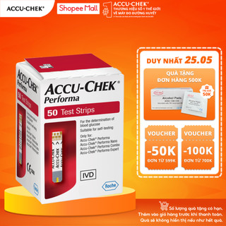 Hộp 50 Que Thử Đường Huyết ACCU-CHEK® Performa