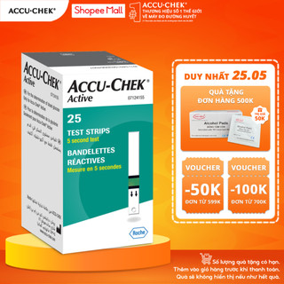 Hộp 25 Que Thử Đường Huyết ACCU-CHEK® Active