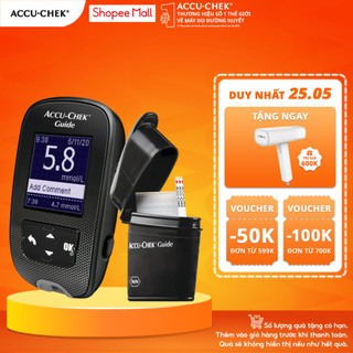  Máy Đo Đường Huyết ACCU-CHEK® Guide Kèm Hộp 50 Que Thử Đường Huyết ACCU-CHEK® Guide