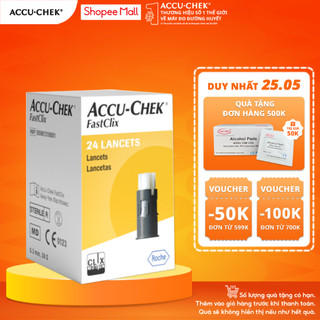 Kim Chích Máu ACCU-CHEK® FastClix Dùng Cho Máy ACCU-CHEK® Guide & Performa