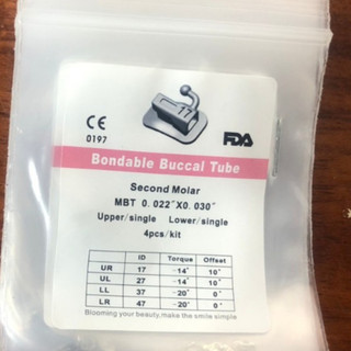 Set 4 mắc cài răng 6-Mắc cài răng 7 nha khoa