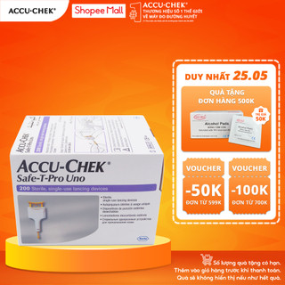 Thiết Bị Lấy Máu Đã Có Kim ACCU-CHEK® Safe-T-Pro Uno