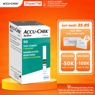 Hộp 50 Que Thử Đường Huyết ACCU-CHEK® Active