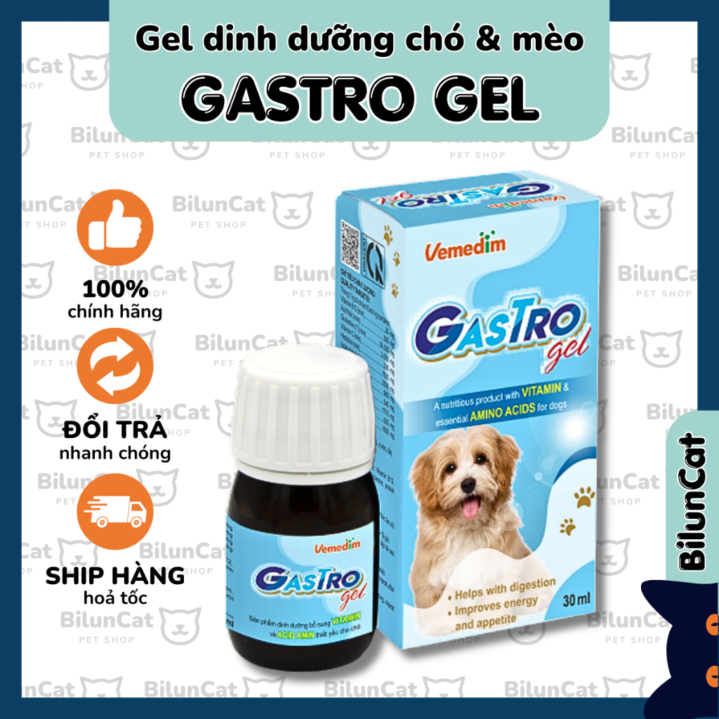 GASTRO GEL bổ sung dinh dưỡng cho chó mèo