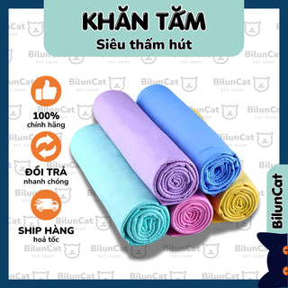 Khăn tắm chó mèo Clean Cham siêu thấm hút - Khăn lau đa năng, siêu thấm đa công dụng