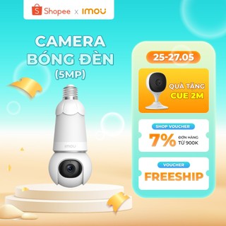 Camera Bóng Đèn IMOU 5MP | S6DP | Có màu ban đêm | Xoay 360 độ | Bảo hành 2 năm