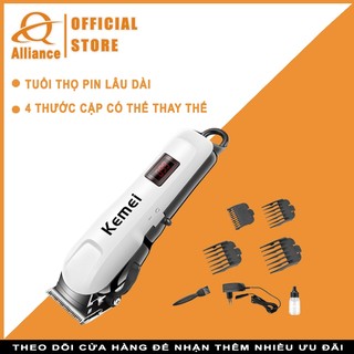 QQLH Store Tông Đơ Cắt Tóc Kemei Km 809A, Hớt Tóc Gia Đình, Trẻ Em, Máy Cắt Tóc Đa Năng, Không Dây