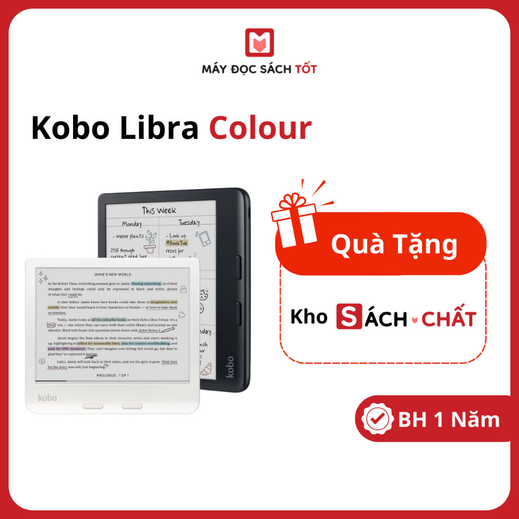 Máy đọc sách Kobo Libra Colour