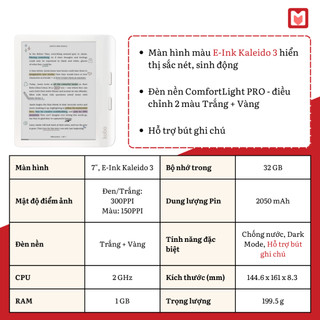 Máy đọc sách Kobo Libra Colour