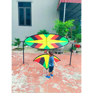 Diều sáo Full cacbon 1m7 và 2m mẫu xương cá xanh